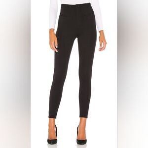 New Free People Elena High Rise Skinny Jean in Black